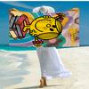 Ultra-Soft Beach Towel with Mr. Men and Little Miss Theme,Ideal for Pool - Camping, Diving - Perfect Travel Essential, Vibrant Beach Towel.
