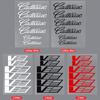 6 Pezzi Adesivi Pinze Freno Auto Scritte Decalcomanie Veicolo Accessori Per Cadillac ATS BLS CT4 CT5 XT5 XT6 XTS SLR SRX STS