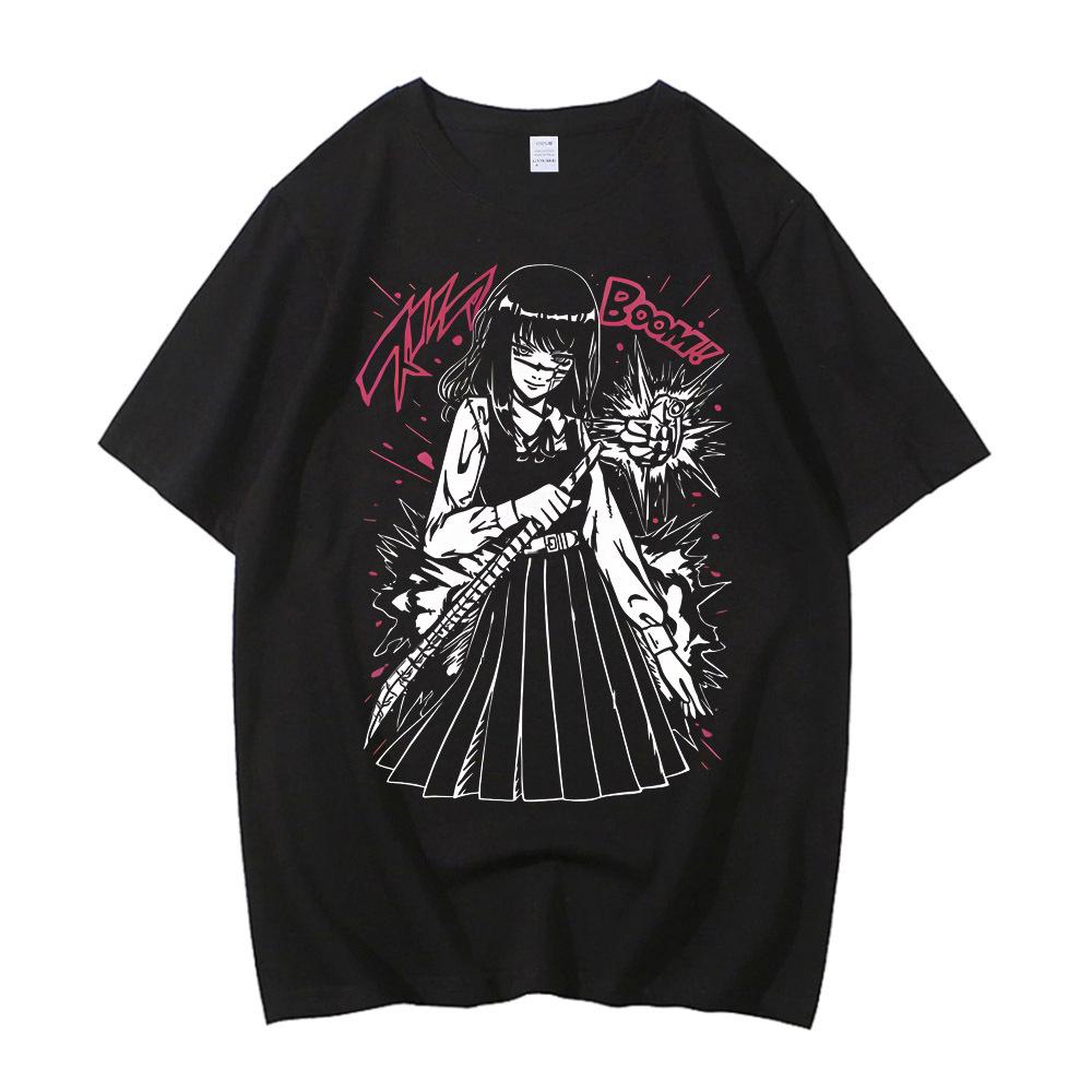 Chainsaw Man T-shirt Cotton High Quality teen Colorful aesthetic t-shirt Digital korean clothes Gothic 2000s aesthetic anime