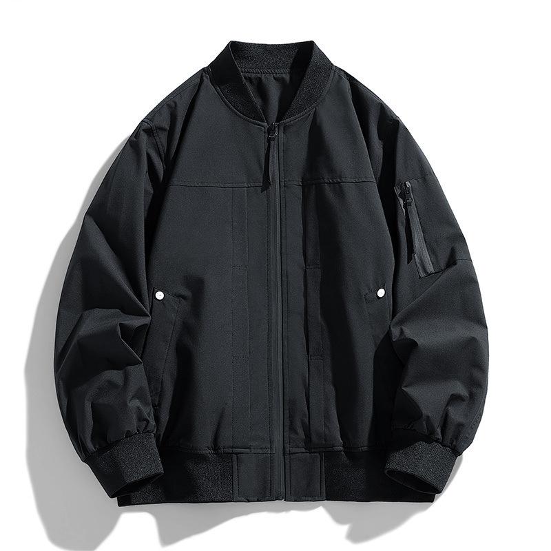 Autumn Jacket Jacket Men's Spring and Autumn Trendy Brand Ins Teenagers Handsome