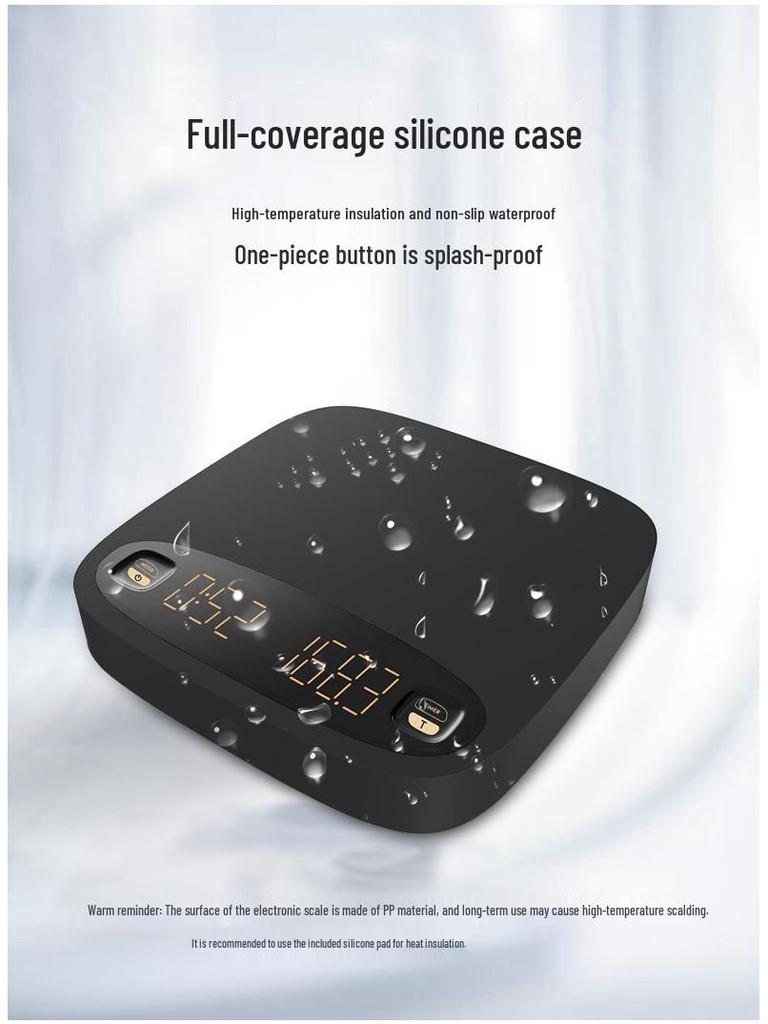 Chytrá kuchyňská váha dobíjecí přes USB: Kompaktní nástroj pro výživu kávy a jídla pro pohodlné pečení.