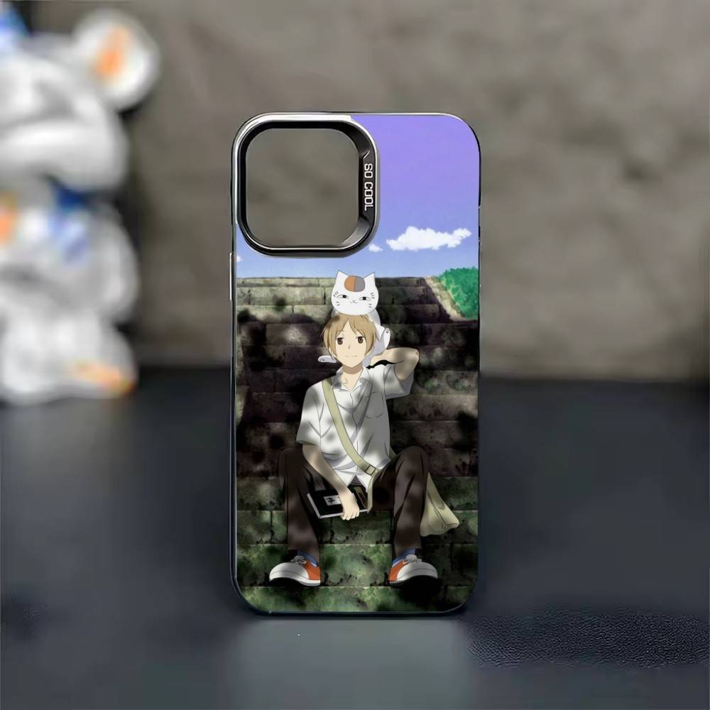 Anime S-Sensei N-Natsume Phone Case For iPhone 17,16,15,14,13,12,11,Pro Max,Plus Candy Silver Cover