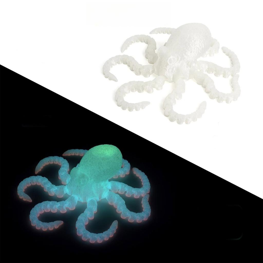3D Printed Octopus Ornament Creative Animal Landscape Decorations Simulated Octopus Desktop Home Model Party Children's Gift