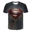 Summer New SuperHero Superman  Children's 3d Printed T-Shirt Children's Summer Fashion Short Sleeved T-Shirt Tops