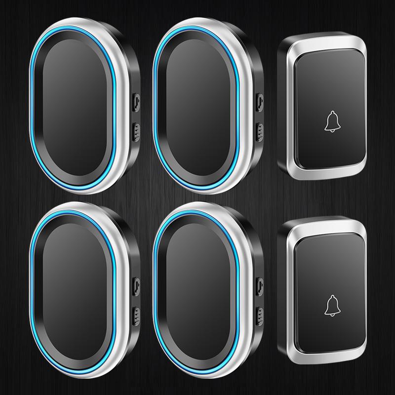 Smart Waterproof Wireless Doorbell with Ultra-Long Range and Ding-Dong Caller, Ideal for Home and Elderly Use