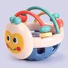 1Pcs Bee Shape Soft Teething Toys Newborn Early Educational Touch Hand Grasping Ball New Hand Bell