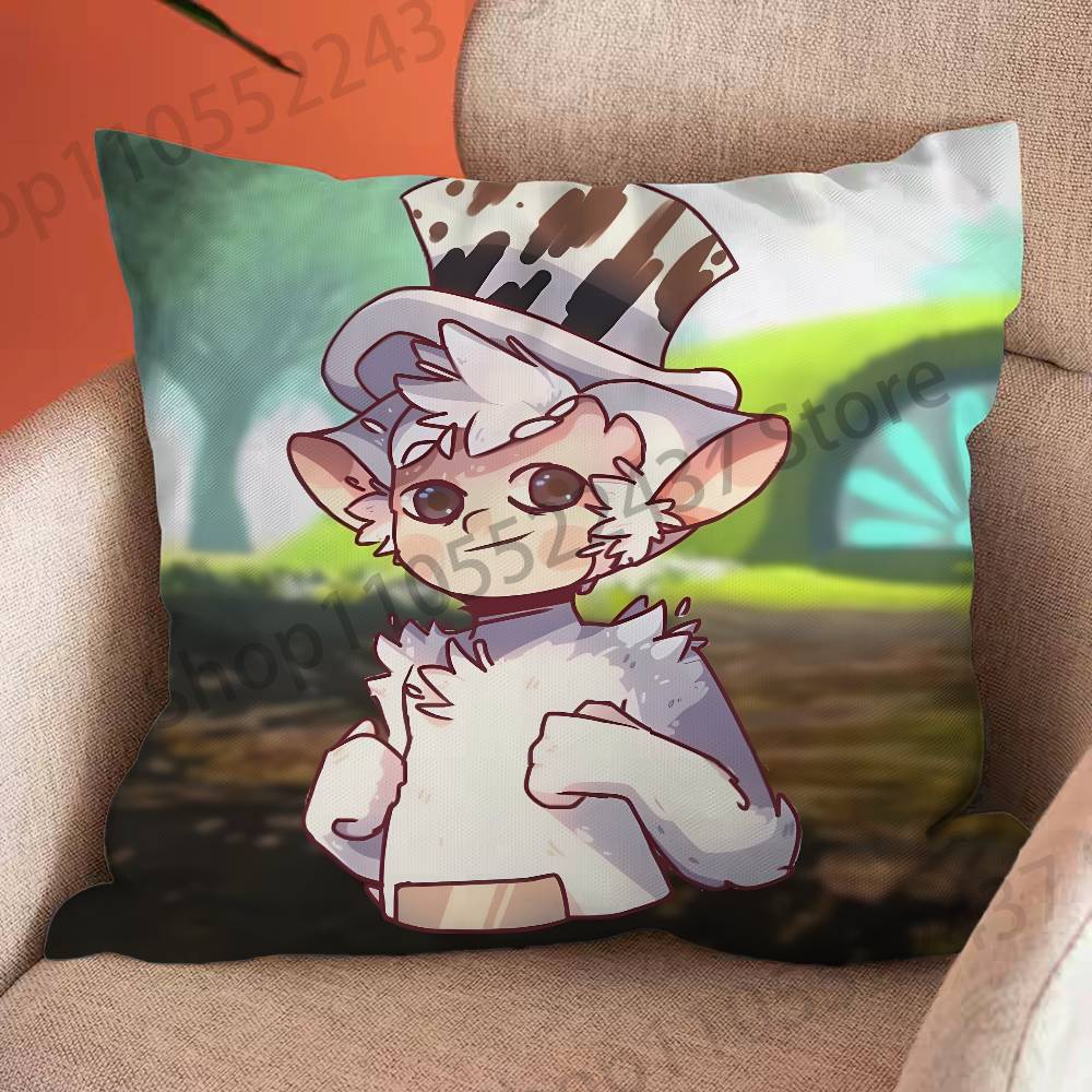 Guardian Horror Game SSlendytubbies Cartoon Printing Pillowcase Customized Pillow Cover for Sofa Home Decor