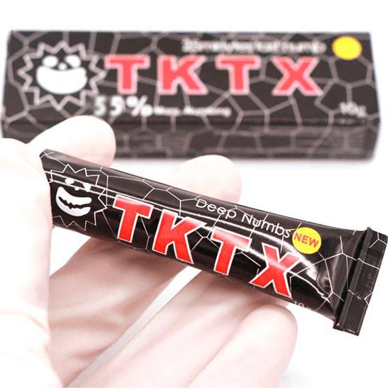 TKTX Topische verdoving 40% verdovende crème 10g voor tatoeage body art gel geel