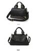 Leopard Print Women's Genuine Leather Commuter Tote & Crossbody Bag - Large Capacity Cowhide Shoulder Bag