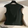 Women's Sleeveless Vest – Casual V-Neck with and Studs