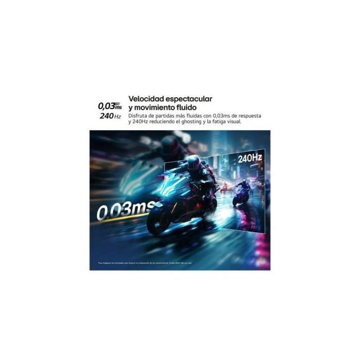 Monitor LG UltraGear 27GX704A 27" QHD 240Hz OLED 0 03ms FreeSync G-Sync HDR True Black 400