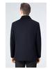 Men's Cashmere Winter Coat 2025: Thickened Warm Jacket for Middle-Aged & Elderly - Casual Lapel Outerwear