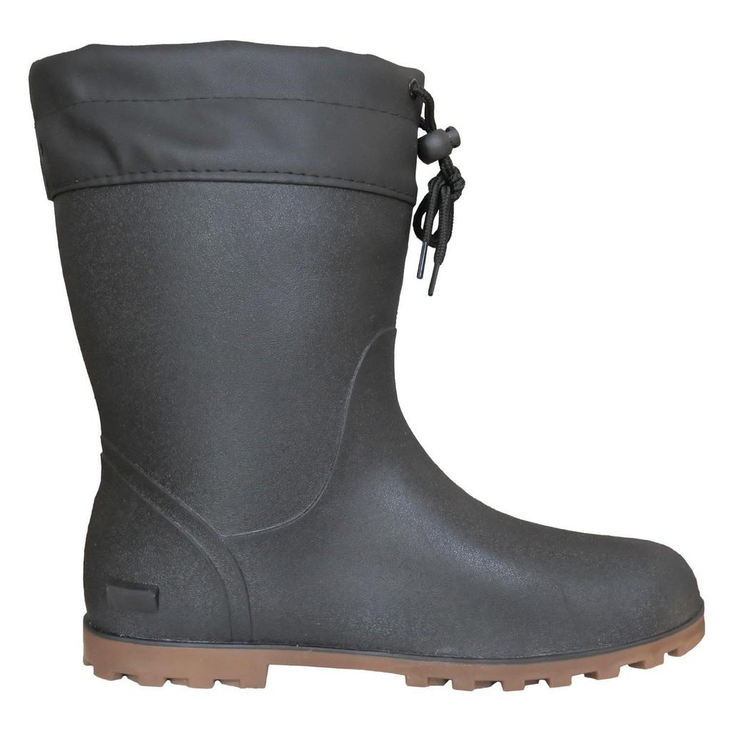 [Fuji Gloves Industry] Work Boots, Short Length, with Cover, TPE, Lightweight, Flexible, Antibacterial, Odor-Resistant, Cold-Resistant, 6351 BLACK, La