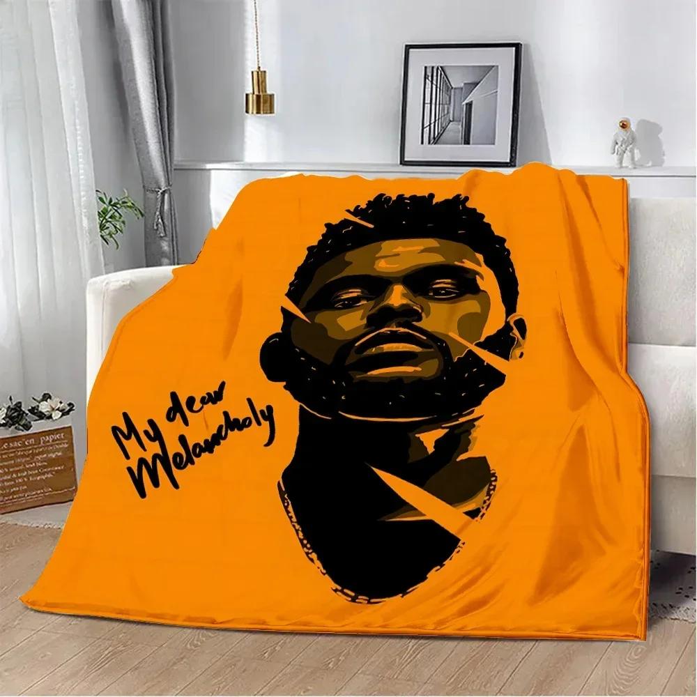 The Weeknd XO Minimalist Poster Printed Blanket Picnic Blankets Warm Blanket Soft and Comfortable Home Travel Birthday Gift