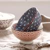 Dairuien Nordic Underglaze Ceramic High-Footed Rice & Porridge Bowls