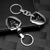 Metal Car Logo Badge Keychain Key Holder Keyring Pendant Decoration For MINI Cooper S JCW WORKS R55 R56 F55 F56 R57 R58 R59 R60