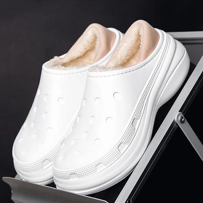 Fashion Men's Slippers Mans Cotton Slipper Casual New Shoes Winter Indoor Outdoor Water Proof Mainly Push Soft Comfortable Lightweight