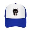 Cup Black Cat Printed Baseball Cap Fashionable and Multifunctional Duckbill Cap Adjustable and Trendy