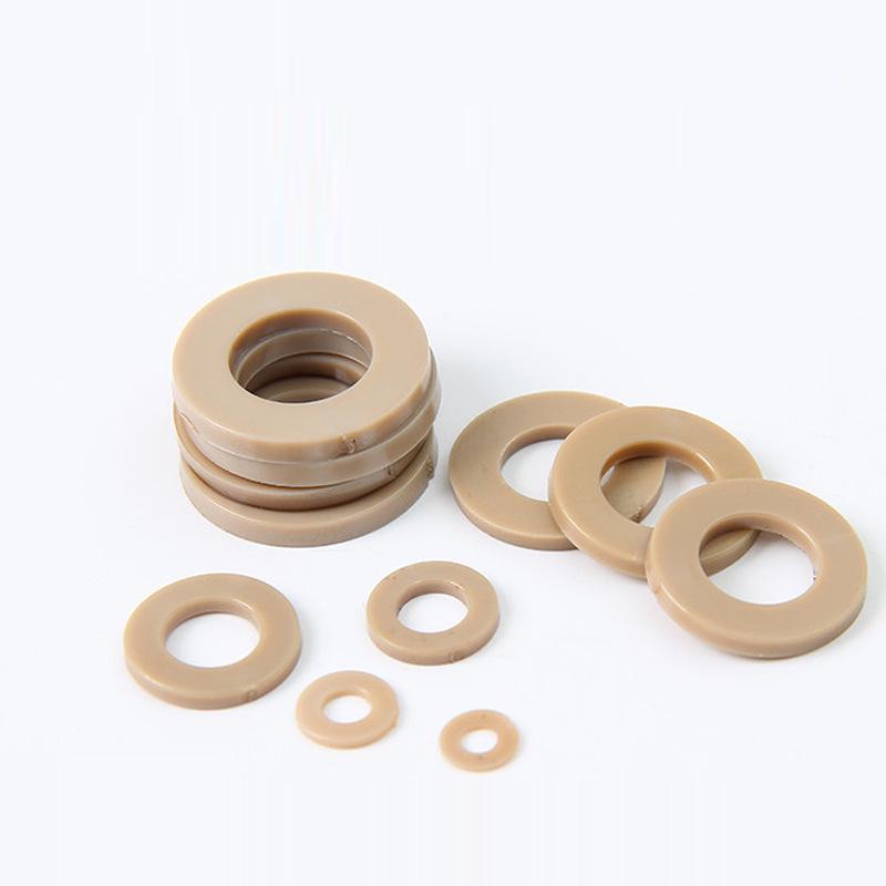 

PEEK High-Temperature Corrosion-Resistant Flat Washer & Hex Nut, M2-M20 Plastic Gasket Gasket M2*5*0.8