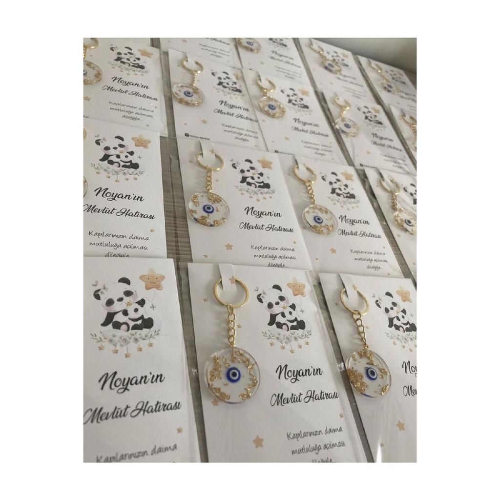 Epoxy Keychain (20 Pieces) Promise Engagement Henna Wedding Sunnet Birthday Gifts