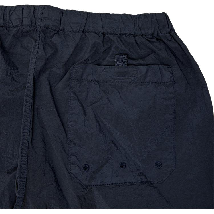 STONE ISLAND Slim Fit Metal Nylon Swim Trunks Navy Blue Men Streetwear 8015B0643-A0020