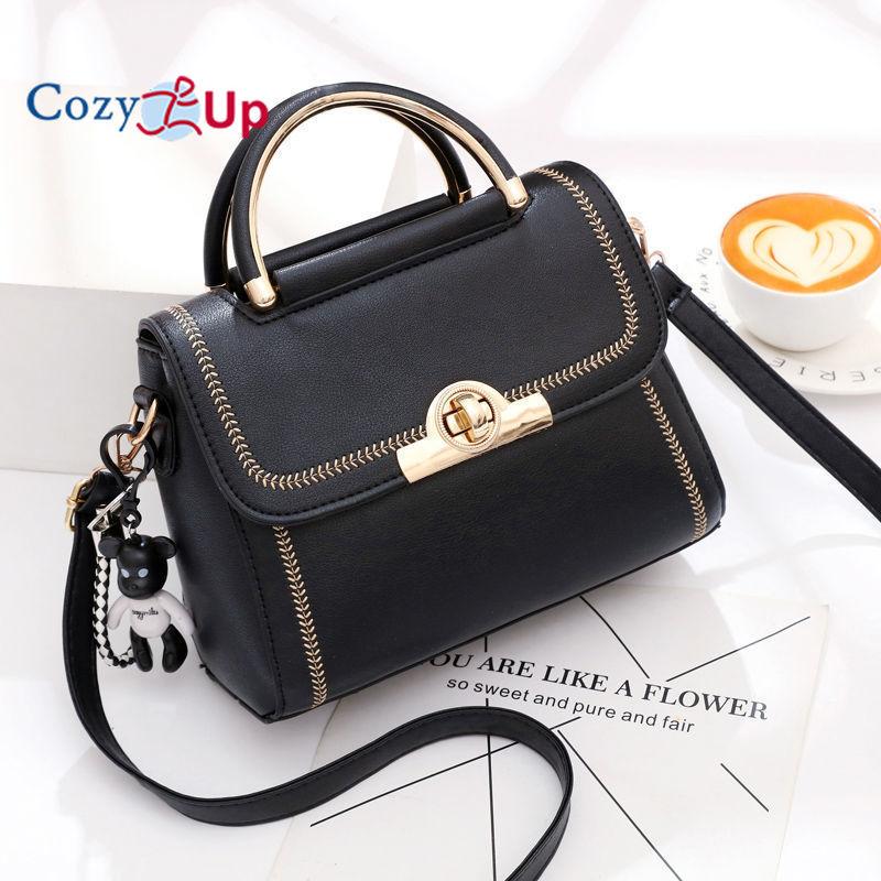 Cozy Up Luxus Lackleder Damen Tasche Mode Achseltasche Designer Kleine Quadratische Umhängetasche Lässige Damen Handtasche Geldbörse