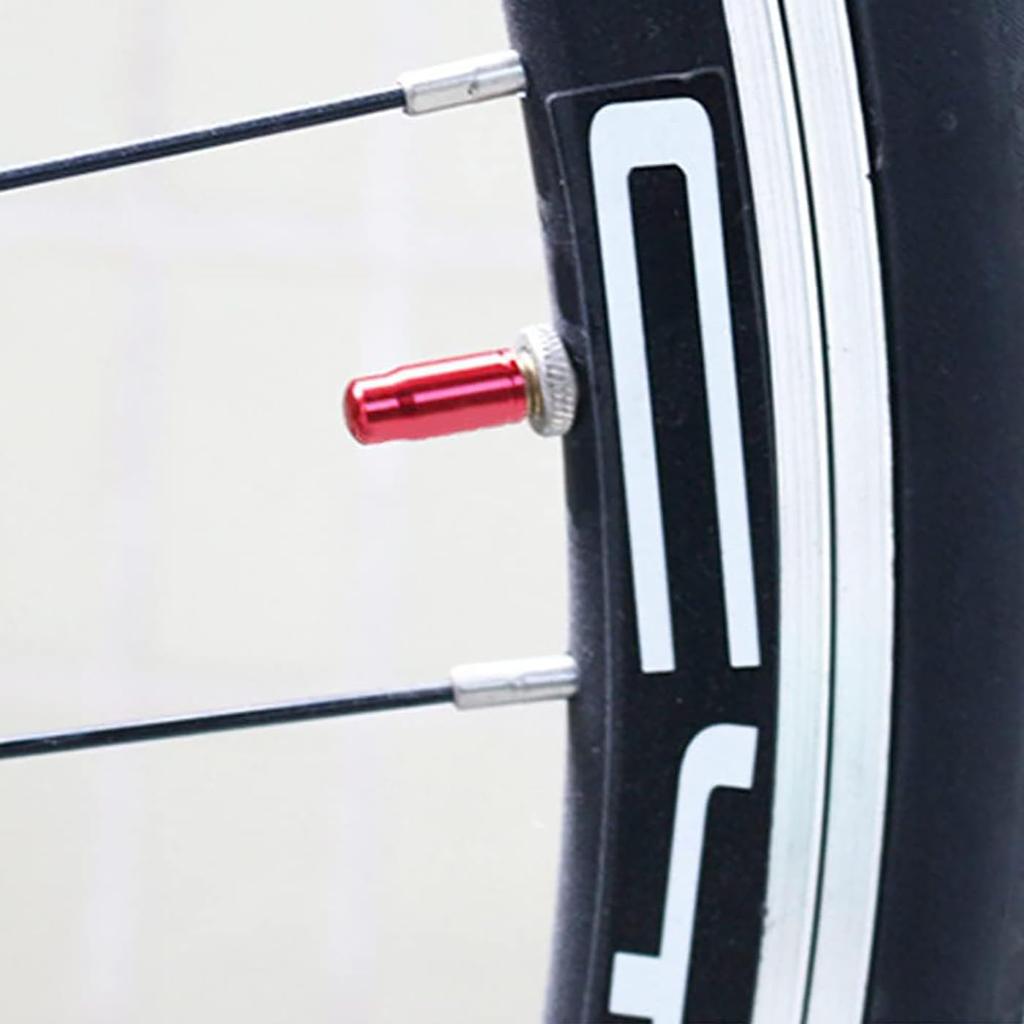 LeTradeJP Air Valve Caps Wheel Tire Caps Bicycle Lube Caps Valve Caps Aluminum Valve
