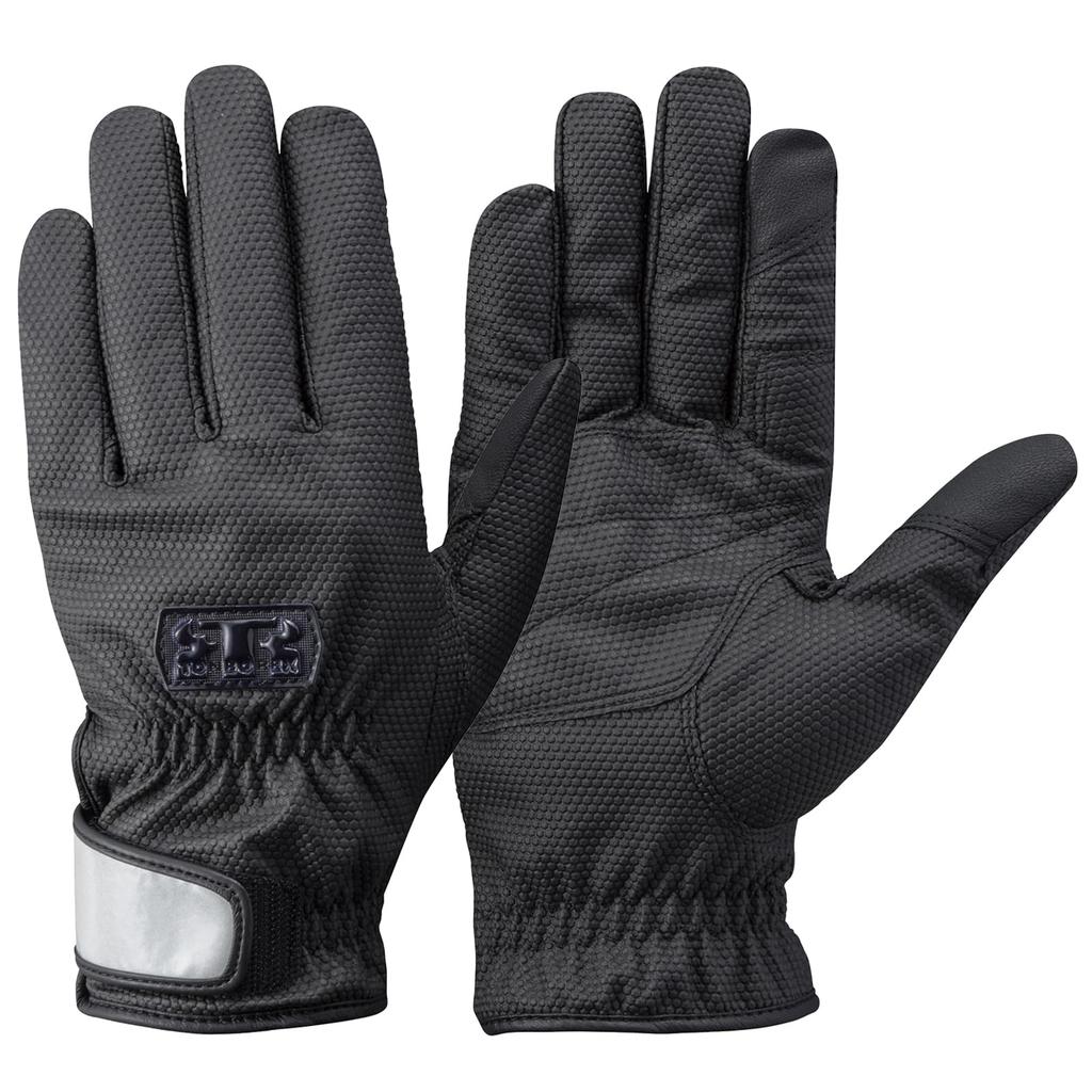 TONBOREX Honeycomb Pattern Synthetic Leather Smartphone Touchscreen Size Light Handy Touch Cold Weather Fire Disaster Tomborex Gloves, Operation,