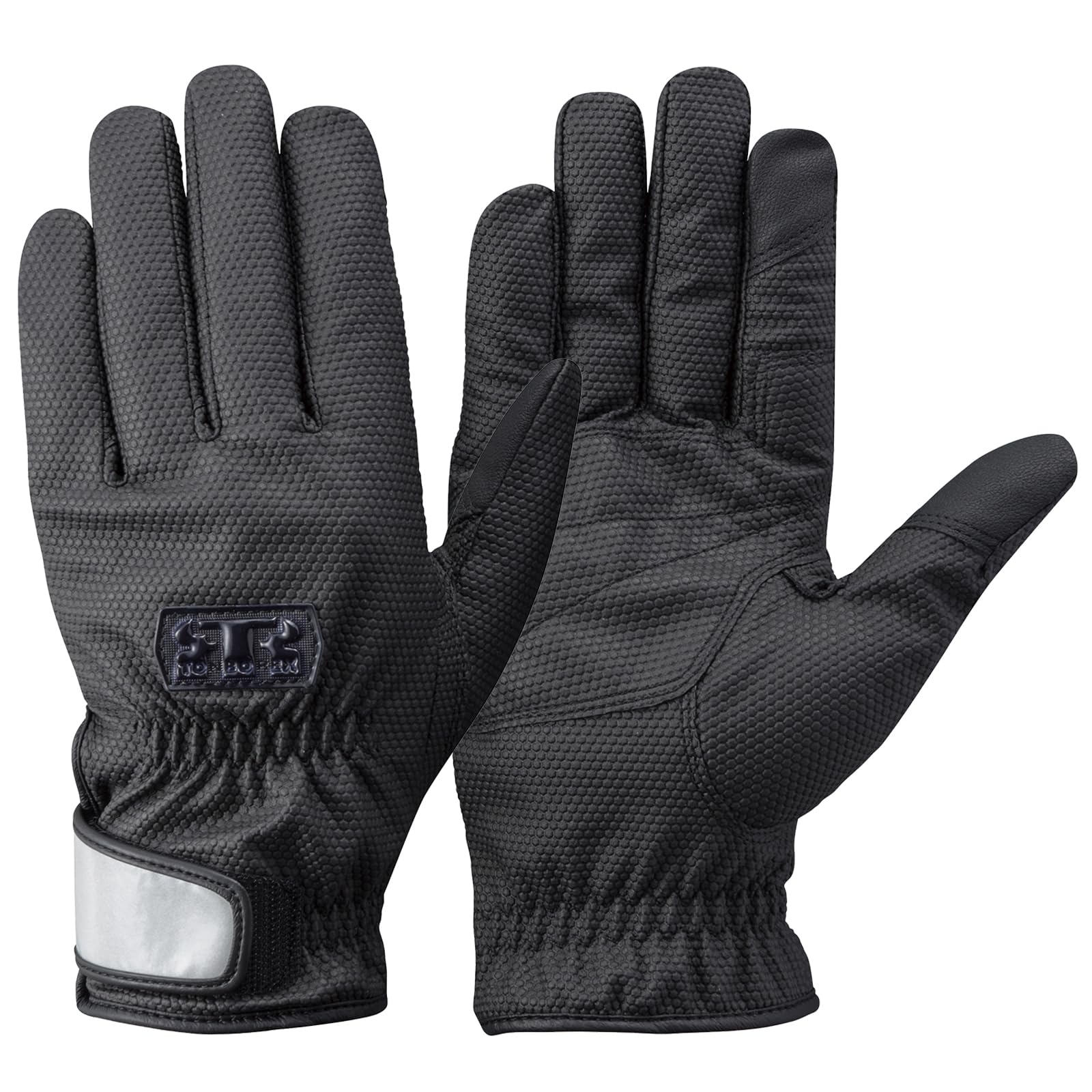 

TONBOREX Honeycomb Pattern Synthetic Leather Smartphone Touchscreen Size Light Handy Touch Cold Weather Fire Disaster Tomborex Gloves, Operation,