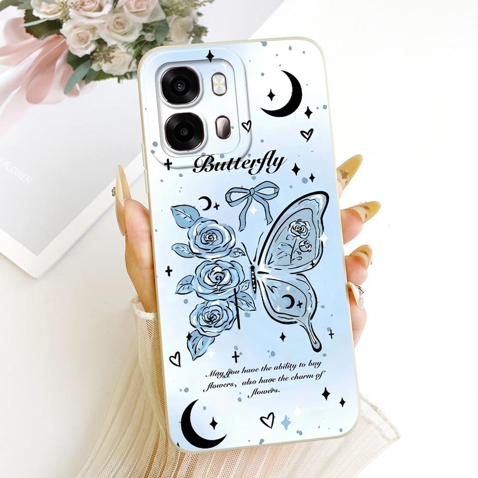 For Oppo A6s CPH2789 Cute Cat Flower Cartoon Phone Case For Oppo A6s 4G CPH2815 OppoA6s A 6S 5G Soft Silicone Covers Bumpers