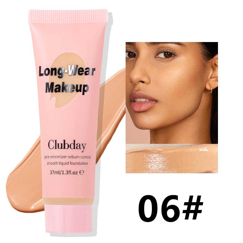 Clubday Foundation Concealer Lasting Makeup Matte Matte Natural Clear Hose Foundation