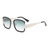 Polygon Large Frame Square Metal Retro Sunglasses Sunglasses Fashion