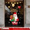 Santa Claus Christmas Window Cling Stickers for Tree and Scene Decoration