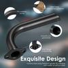 Mini Bike Exhaust Pipe Chrome 212cc 196cc Predator Heat Resistant TIG Welded for DuroMax 196cc 212cc GX160 GX200