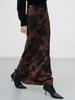 GENERALIDEA Pattern Bias Long Skirt [Brown] / Wbe3L13509