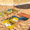 Cartoon cute THE S-SIMPSONS Towel Drying Bath Towel Applicable To Light Swimming Camping Yoga Beach Out