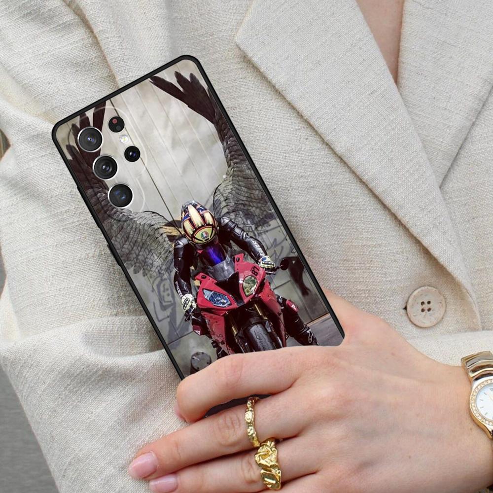 Moto Cross Motorcycle Sports Cell Phone Case for Samsung Galaxy S26 Ultra S25 S24 S23 S22 S21 S20 Note10 Cover