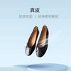 Leather French shallow mouth single shoes women's flat bow evening breeze gentle Mary Jane women's shoes grandma shoes
