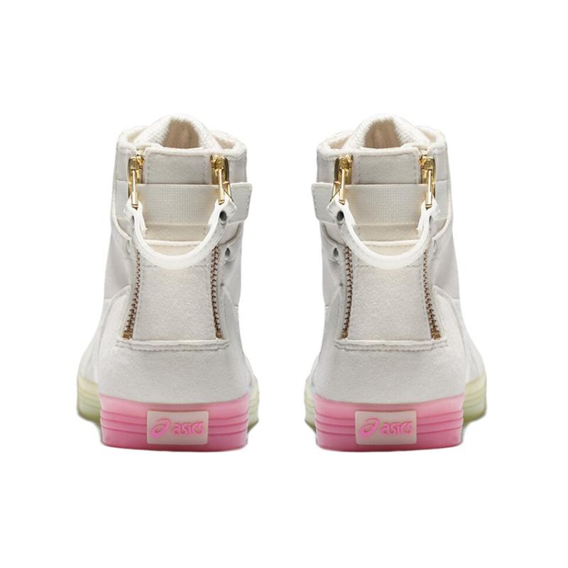 ASICS Double Clutch Milk White Retro Casual High Board Shoe 'White Pink' Women's Sneakers 1202A079-101