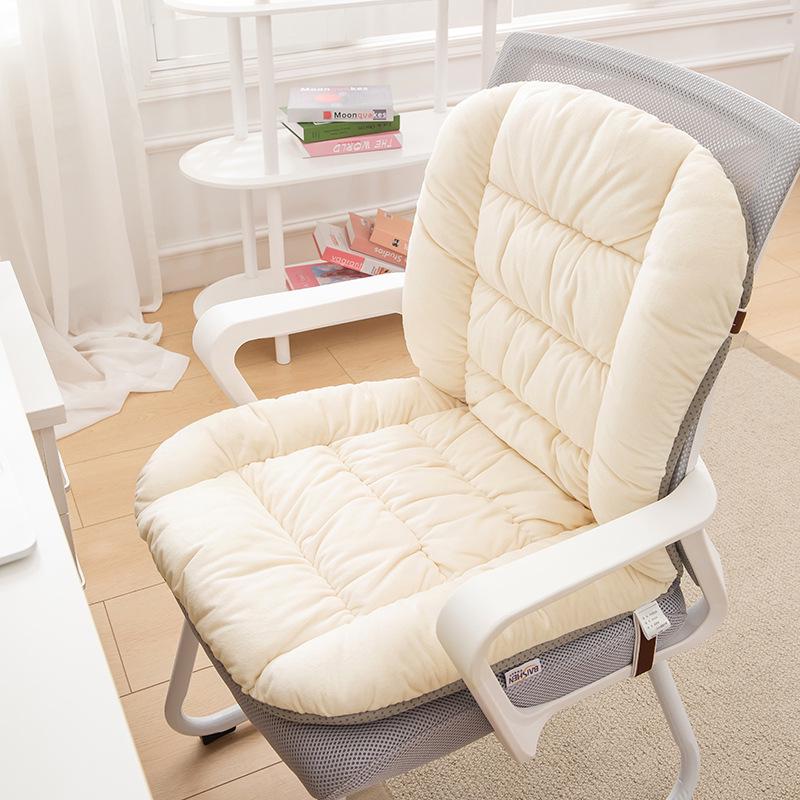 Heated Seat Cushion with Backrest and Lumbar Support for Office Chairs