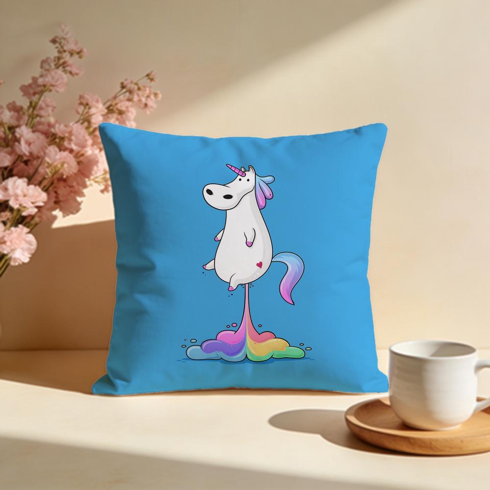 Enchanted Magical Unicorn Cushion Cover Soft Pillow Cases for Home Bedroom Living Room Sofa