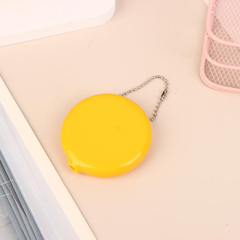 

Мужской женский кошелек Zero, силиконовый, круглый, для торговых центров, портативный, многофункциональный, компактный, мужской, женский, сумка для хранения жёлтый