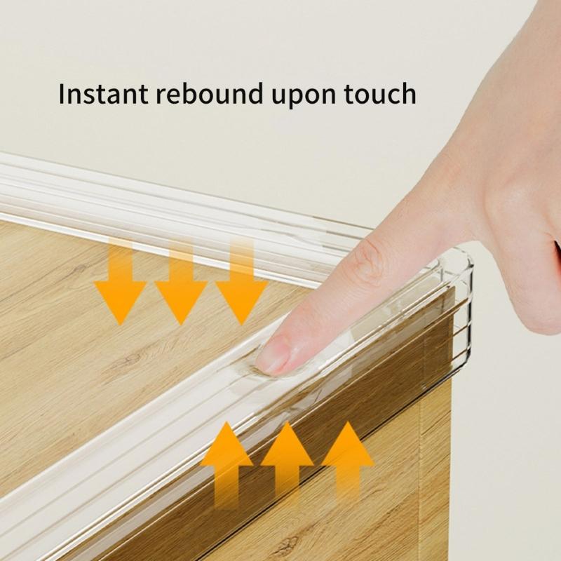 Clear Edges Protector Baby Safety Table Corner Bumper Thick PVC Nonsip Adhesive For Wood Glass Metal Surfaces