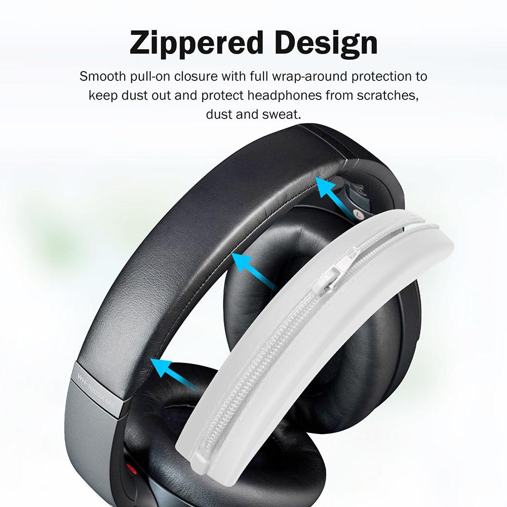 Silicone Ear Pads Cushion Cover Soft Earphone Protector Anti-Scratch Headphone Cover for Sony ULT WEAR WH-ULT900N/WH-1000XM3/XM4