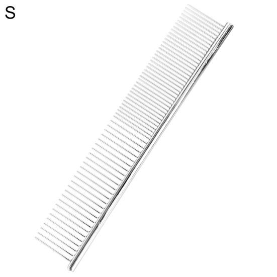 

19cm Stainless Steel Pet Cat Dog Tool Professional Grooming Comb Cleaning Brush S