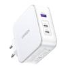 Ładowarka Sieciowa Ugreen 15339 Nexode, 2Xusb-C, Usb-A 3.0, Pd3.0, Qc4.0, Gan, 140W (Biała)
