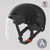 3C Certified Unisex Electric Motorcycle Helmet: All-Season, Sun-Protective, Half-Helmet for Safety