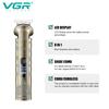 VGR 110 Cortapelos Multifuncional 6 en 1, Cuerpo Metálico Retro Recortador de Vello Corporal Empujador de Tallado para el Hogar, Recortador de Vello Nasal Afeitadora de Cabello Pantalla Digital Afeitadora