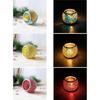 Heat Resistant Glass Wedding Candle Holders With Art Candlestick For Tabletop Decoration