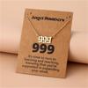 European Style 777 Angel Number Stainless Steel Necklace - Luxury Design Women's Clavicle Chain